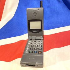 Vintage Nec Flip Phone Fold Phone! First Model, Store Demo Unit Very Rare