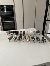 Huge Collection Solid Plastic Cattle/horses Cows(Schleich)