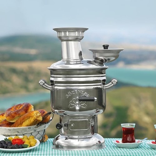 Chrome plated charcoal and - chrome-plated,