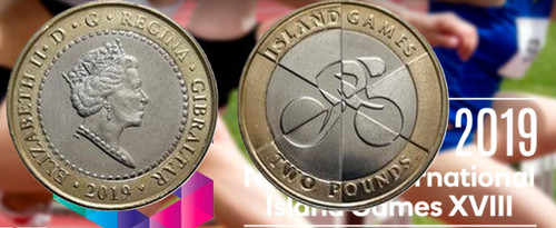 Gibraltar coin pounds 2019 - gibraltar, £2