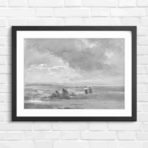 Seaside couple walking - seaside, on