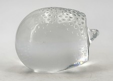 Vintage HOLMEGAARD MICHAEL BANG HEDGEHOG Danish Art Glass