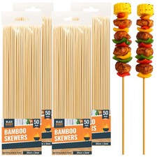 200 Bamboo Skewers 30cm BBQ