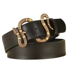 Black Belt With Gold Western