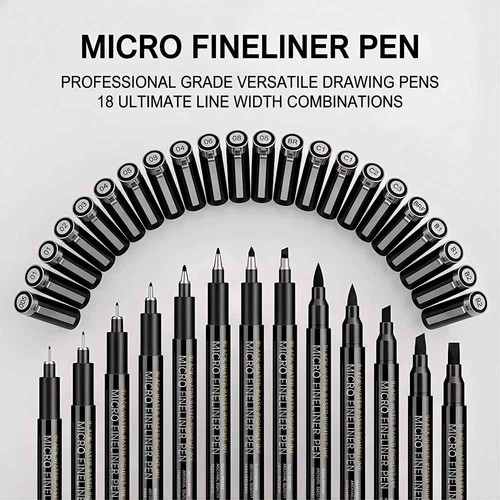 Micro fineliner pen - fineliner,