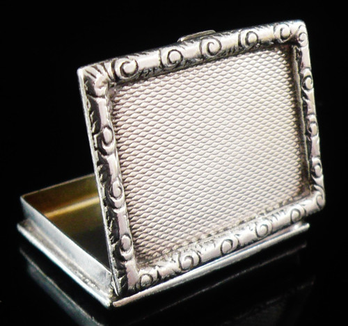 Sterling silver pill patch - sterling,
