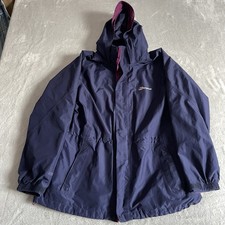 Berghaus Jacket Women's Size 18 Purple Gore-Tex Waterproof Hooded Outdoor Hiking