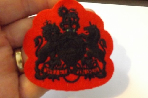Military cloth badge - badge, warrant