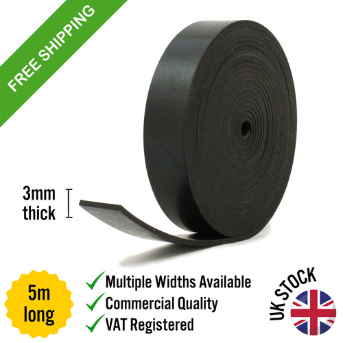 Solid rubber strip - solid,