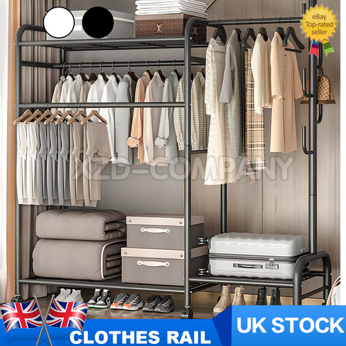 Clothes rail rack heavy - rail, duty
