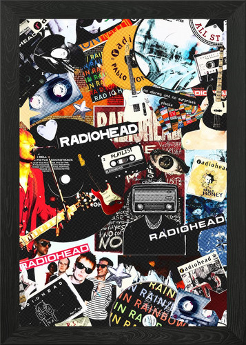 Radiohead collage art - collage,