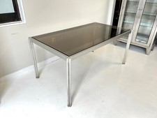 George Cianciminio, Aluminium & Smoked Glass Dining Table