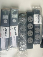 Electrak 4 Gang Fixed Socket Module Standard Earth IAB504F