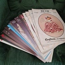 Joblot 19 Original vtg CRAFTIME doll Knitting Pattern Rare GILBERT COLLECTION