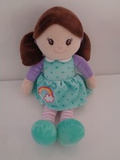 Chad Valley Doll Soft Toy  Rainbow On Dress