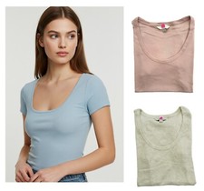 Ladies Marks Ribbed Scoop Neck