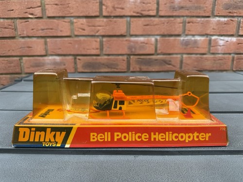 Dinky 732 bell helicopter - dinky,