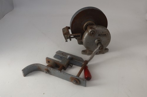 Vintage flott hand crank bench - crank,