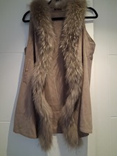 JAYLEY REAL FUR LUXURY GILET