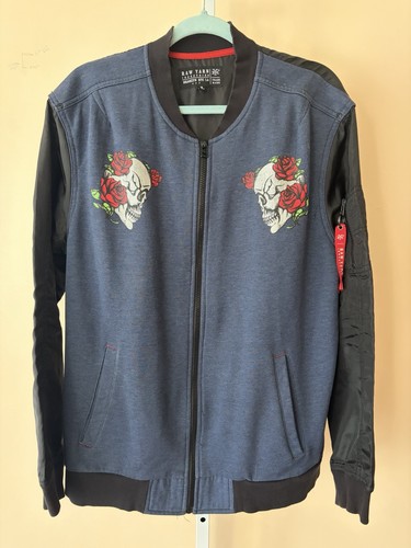 Raw yarn industries bomber - raw,
