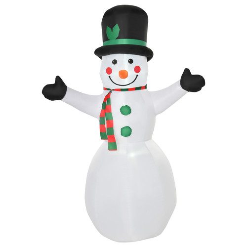 5ft inflatable snowman led - inflatable,