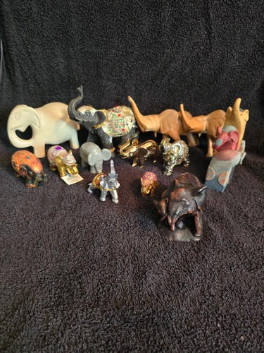 Elephant figurine job lot - figurine,