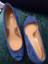 VAN DAL Royal Blue Suede Lassi