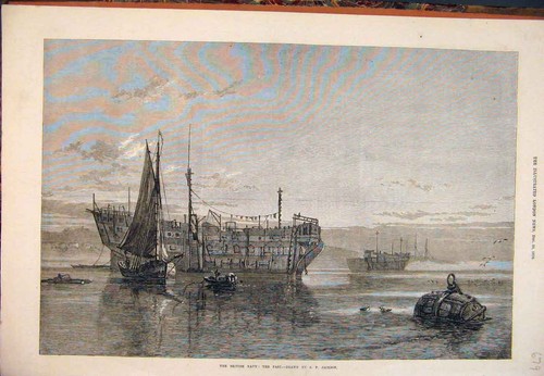 Original old antique print - original,