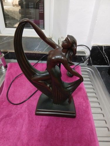 Art deco dancer - dancer, bronze