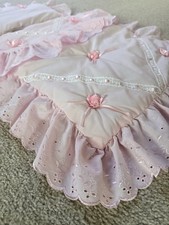 Baby Pink Bedding Set 4 Silver