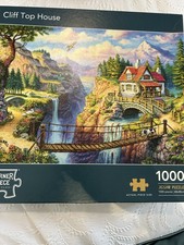 Cliff Top House, Corner Piece Puzzles 1000 Piece Jigsaw Puzzle