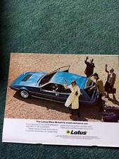 El97 Ephemera 1970s advert  lotus elite 503