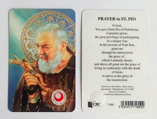 Saint pio relic - relic, prayer
