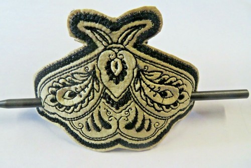 Ladies leatherette barrette - ladies,