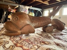 Vintage Solid Bronze Dolphin