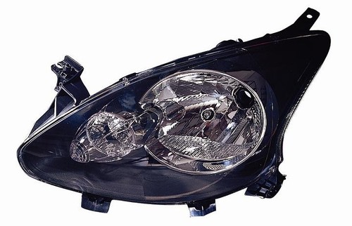 Front projector headlight - front, h4