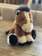 Shining Stars Brown and White Horse Soft Toy