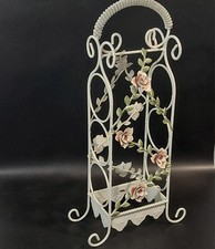 Vintage Shabby Chic Metal Tole