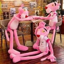 60-130CM Pink Panther Plush Toy Stuffed Animal Christmas Doll Birthday Pillow