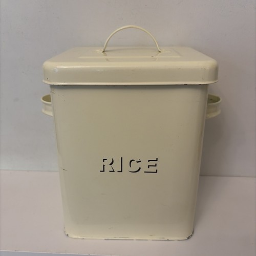 Cream tin enamel food - tin,