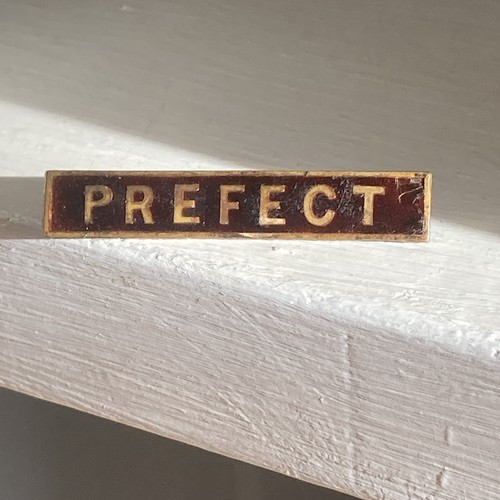 Vintage enamel brass school - vintage,