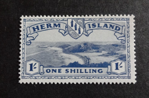 Herm island 1954 shilling - herm, island.