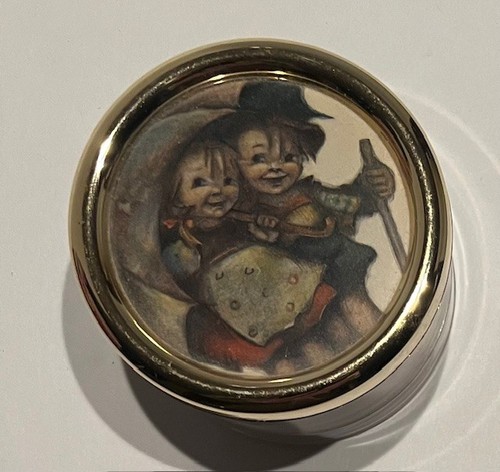 Vintage music box round - vintage,