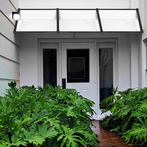 Black grey front - front, awning