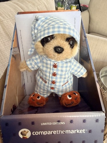 Sleepy oleg meerkat toy boxed - sleepy,