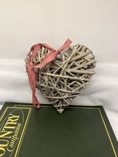 Wicker Hanging Heart Cottage