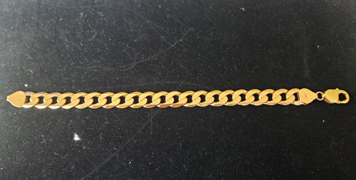 9ct yellow gold curb - 9ct, link