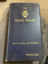 The AA Road Book of England & Wales Member's Copy with Pull Out Map 1st Edition