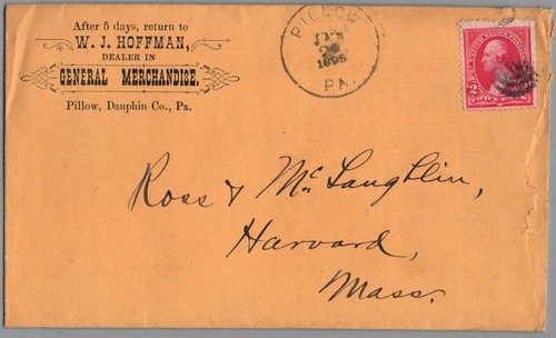 1895 pillow pennsylvania - pillow, wj