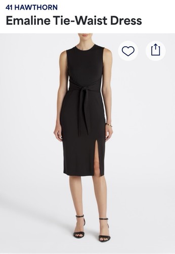 Hawthorn dress black nwt - 41,